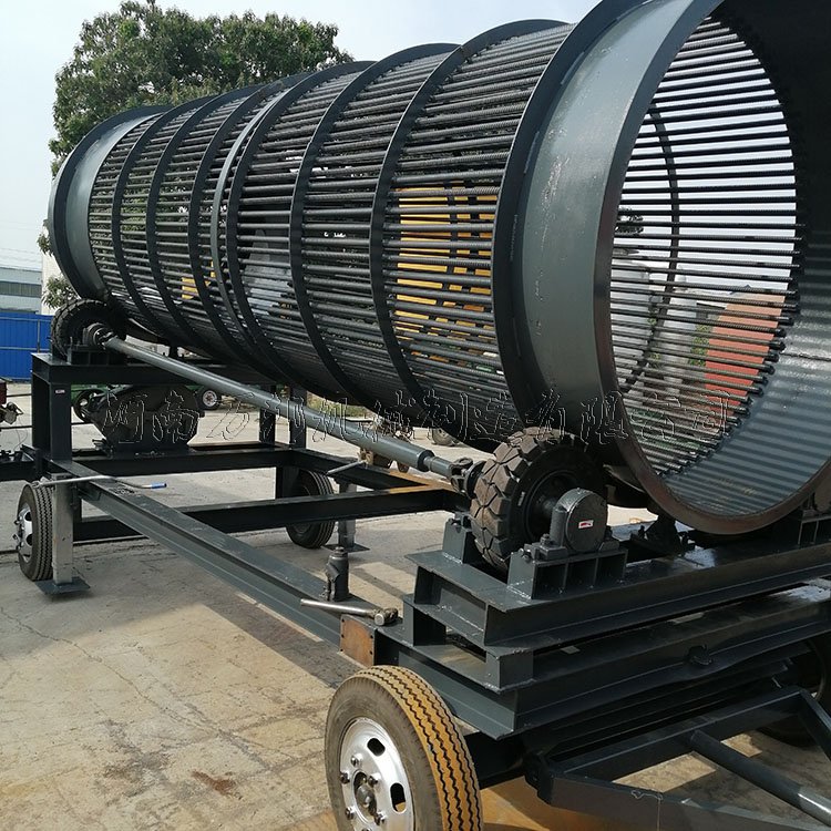 移動(dòng)式無軸滾筒篩